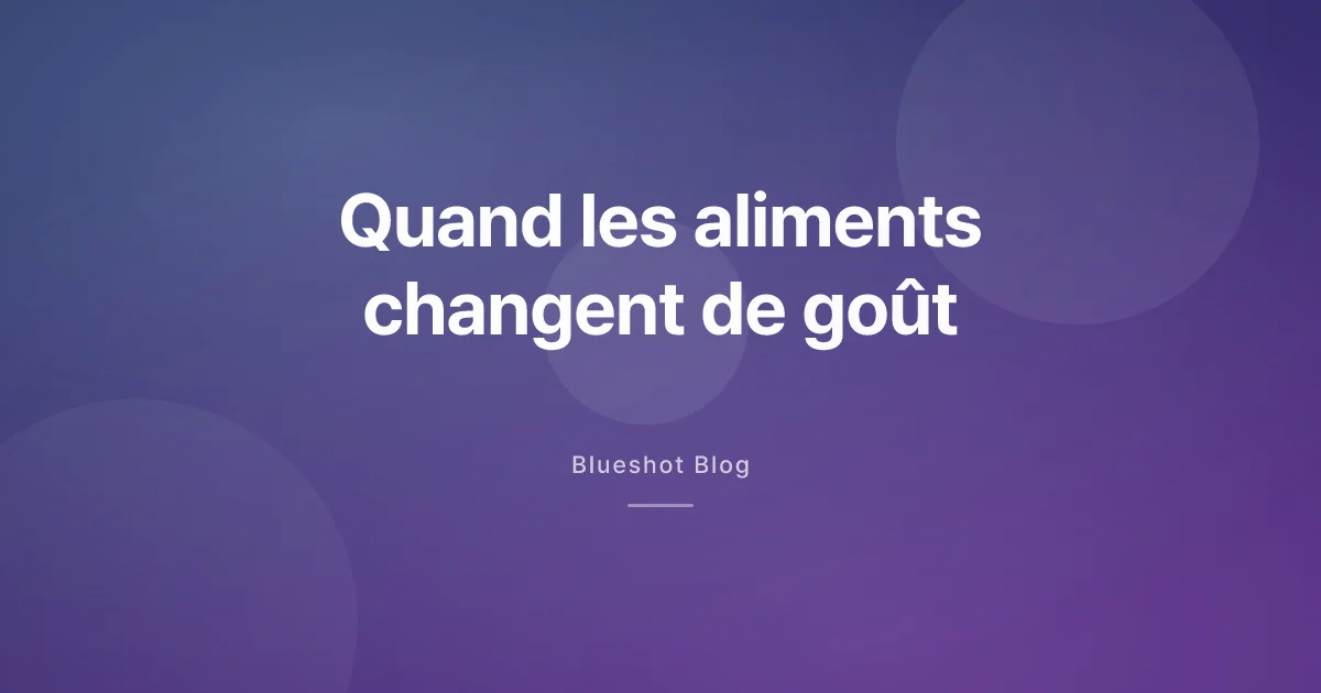 Sous GLP-1, le goût change : pourquoi le café et le gras ne passent plus